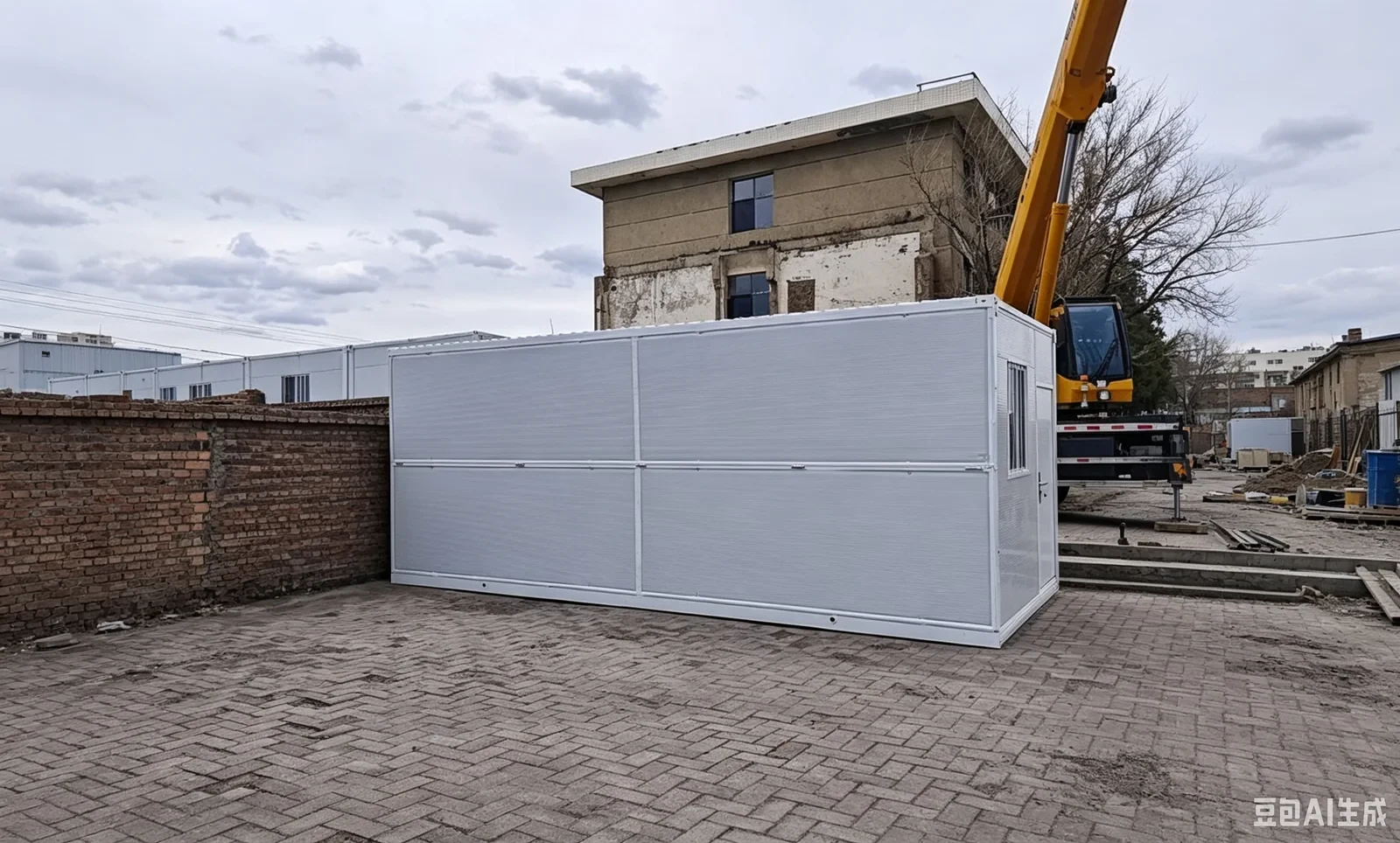 X Type Folding Container House exterior