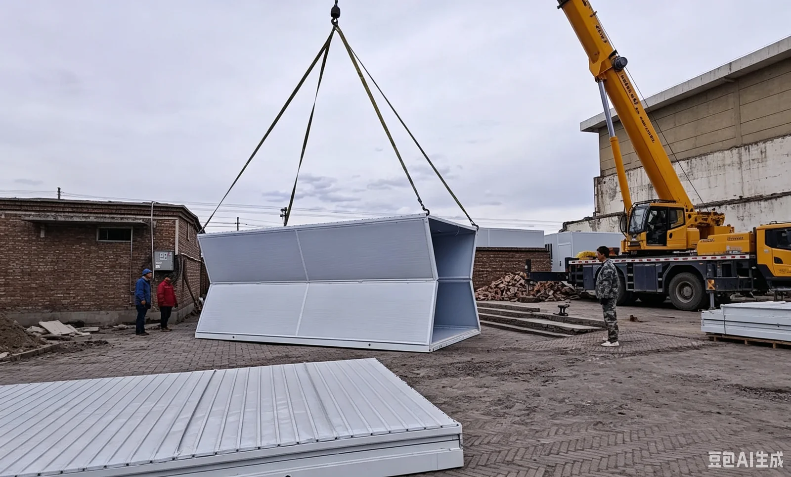 X Type Folding Container House exterior thumbnail 2