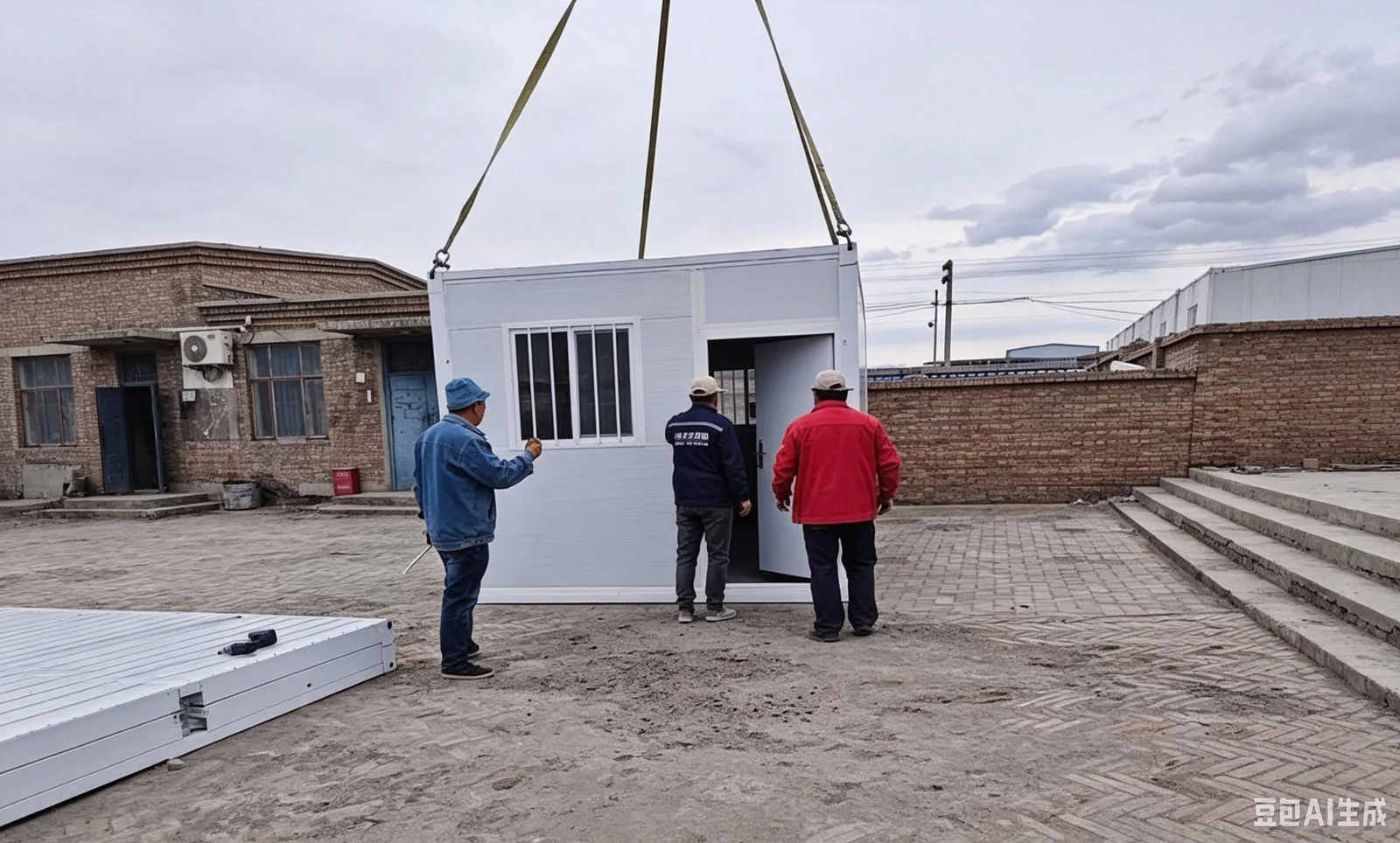 X Type Folding Container House exterior thumbnail 3