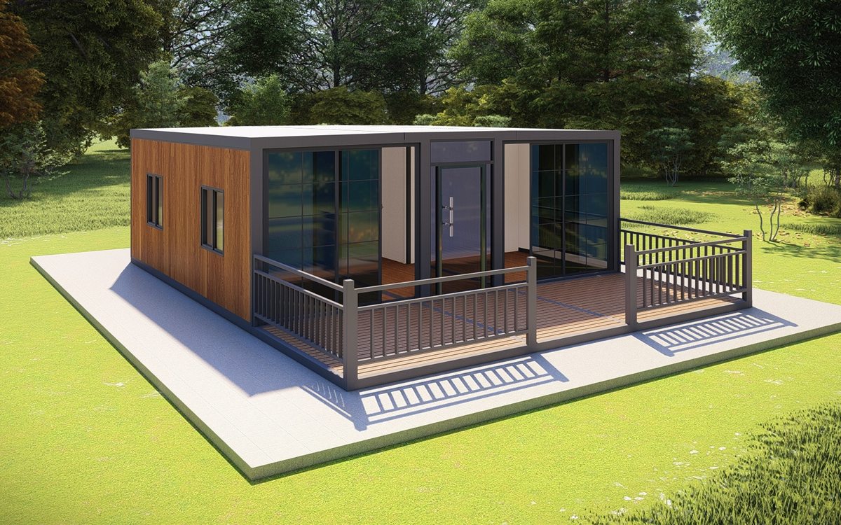Flat-Roof Expandable Container House interior thumbnail 2